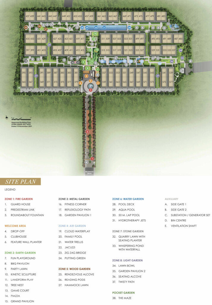 Belgravia Ace Site & Floor Plans