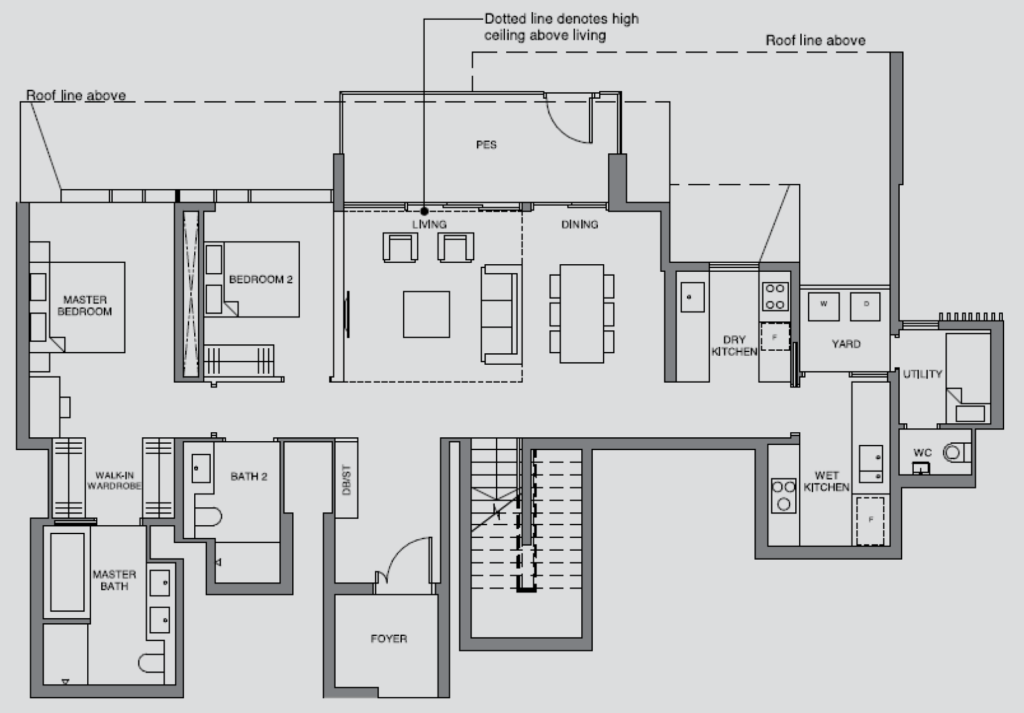 Type E5 Lower Level 4Bedroom & Villa